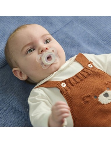 Chupete Chicco Mini Soft 0-2M Azul 2 unidades