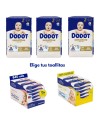Pack Dodot 3 Cajas Talla 2 Sensitive 522uds + Elige tus Toallitas dodot