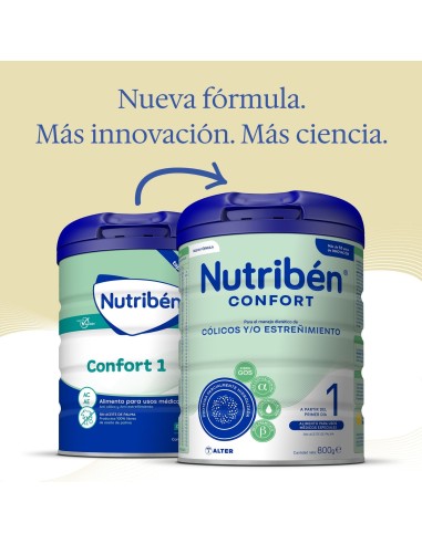 Leche de formula Confort 1 Nutribén 800g - Leche infantil - Nappy.es