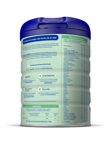 Leche de formula Confort 2 Nutribén 800g - Nappy.es