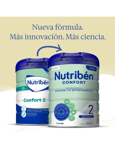 Leche de formula Confort 2 Nutribén 800g - Nappy.es