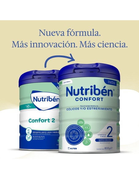 Leche de formula Confort 2 Nutribén 800g - Nappy.es
