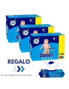 Pack Dodot talla 4 bebe seco - Nappy.es