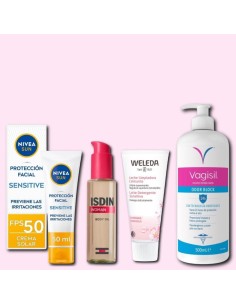Pack Cuidado Mujer – Higiene Íntima, Facial y Corporal con Protección Solar