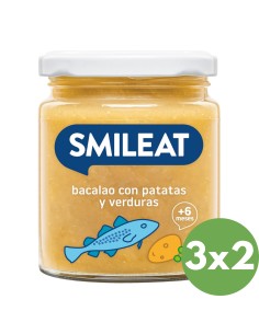 Tarrito bacalao con verduras | Smileat - Nappy.es