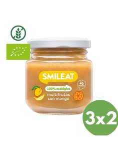Oferta Potito multifrutas con mango tarrito 130g. +6M Smileat