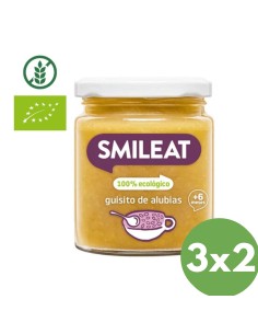 Oferta Potito guisito de alubias ecológico tarrito 230g. +6M Smileat