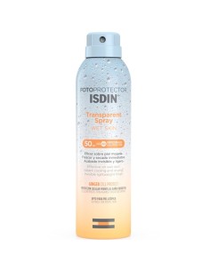 Protector Solar ISDIN Spray Transparente SPF50 250ml – Secado Rápido