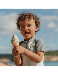 Set moldes playa helados Little Dutch +18m juguete arena bebé 9 piezas 2
