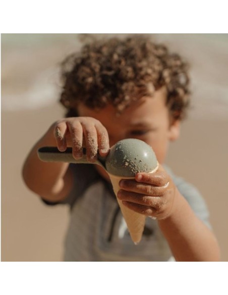 Set moldes playa helados Little Dutch +18m juguete arena bebé 9 piezas