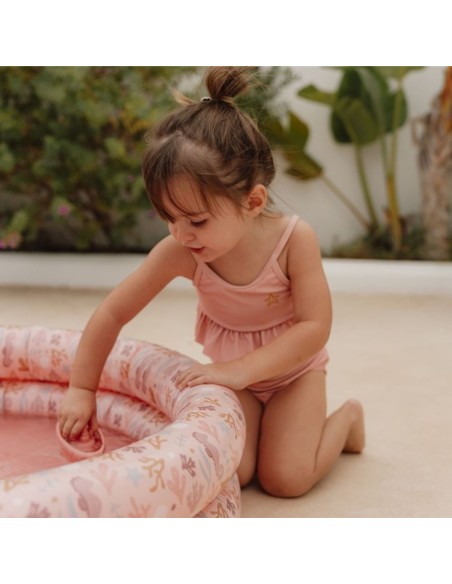 Piscina infantil rosa 80 cm Ocean Dreams Little Dutch +24m piscina bebé verano