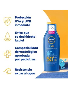 Pack Nivea Sun SPF50+ 200ml + After Sun hidratante 400ml protección y cuidado solar 2