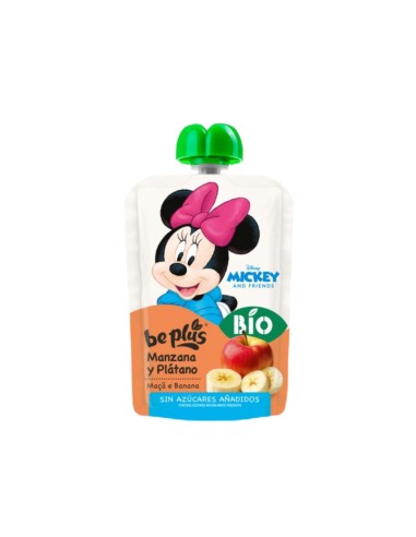 Pack 6 pouch BIO Disney Be Plus 100g frutas ecológicas para bebé surtido