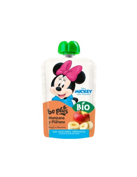 Pack 6 pouch BIO Disney Be Plus 100g frutas ecológicas para bebé surtido