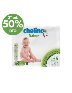 Pañales -  [ Chelino Nature ] Talla 6 - 27 Uds - Pañales bebé