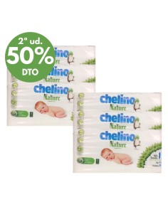 Pack 6 Pañales Chelino Nature Talla 1 | Chelino - Nappy.es
