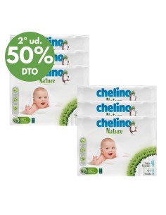 Pack 6 Pañales Chelino Nature Talla 4 | Chelino - Nappy.es
