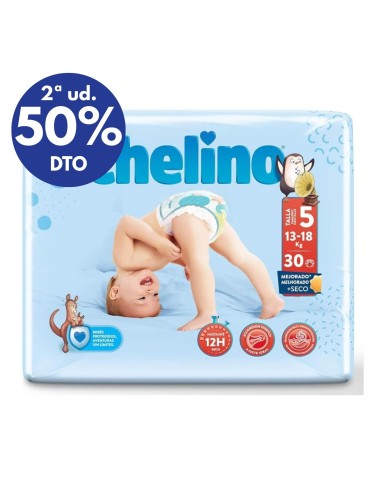 PAÑAL [CHELINO] T5 (15 - 18 kg) BOLSA DE 30 UND.