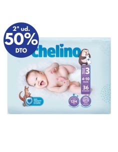 PAÑAL LOVE [CHELINO]  T3  (4 - 10 kg) BOLSA DE 36 UND