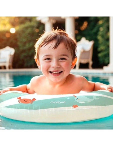 Flotador infantil 55 cm Miniland bebé piscina playa flotador niño verano