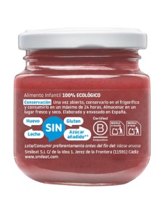 Tarrito manzana plátano arándano ecológico +6 meses alimentación bebé BIO 2
