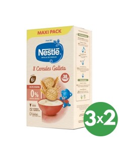 Papilla de 8 cereales con galleta maría 950gr 6M+ | Nestlé - Nappy.es