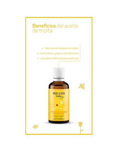 Aceite para la Tripita del Bebé 50ml | Weleda - Nappy.es