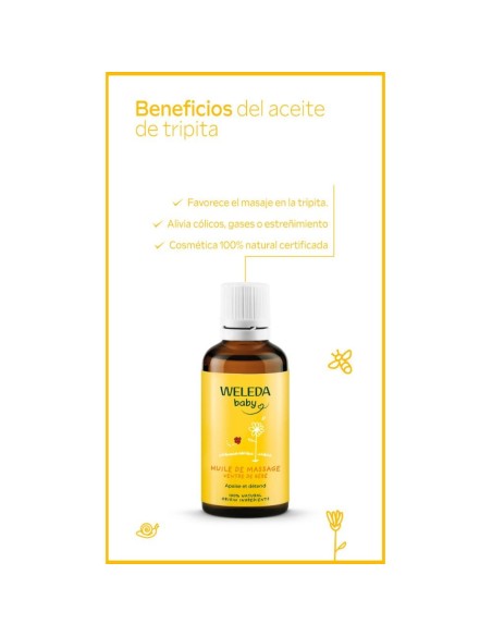 Aceite para la Tripita del Bebé 50ml | Weleda - Nappy.es