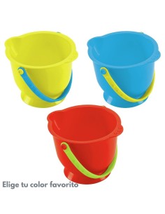Cubo de playa Hape 1L juguete arena bebé cubo infantil 17 cm
