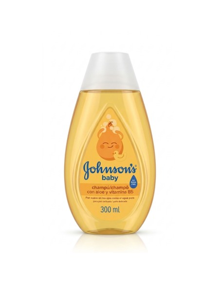 Johnson’s Champú Baby Gold 300 ml – Limpieza Suave para el Cabello del Bebé