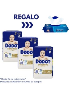 Dodot Sensitive Talla 2 (522 uds) - Pack 3 Cajas | Nappy