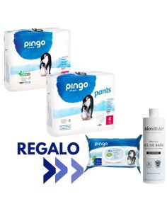 [pañales pingo baratos] Pack Pingo con pañales talla 4 40 uds + Pants