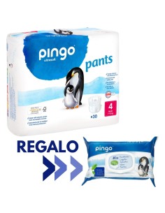 Pañales ecológicas Pants Pingo Talla 4 Nappy.es tienda online de bebes