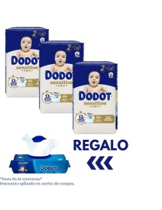 Dodot Sensitive Talla 2 (522 uds) - Pack 3 Cajas | Nappy
