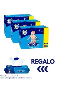 Pack Dodot talla 4 bebe seco - Nappy.es