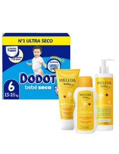Pack Dodot Talla 6 (96uds) + Cuidado Weleda - Nappy.es