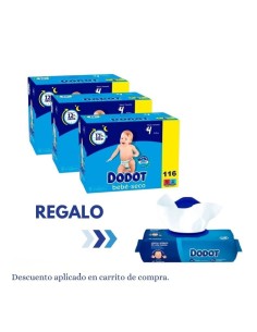 Pack Dodot talla 4 bebe seco - Nappy.es