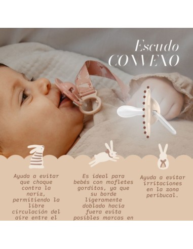 Chupete fisiológico Suavinex SX Pro Wonderland beige 0-6 meses