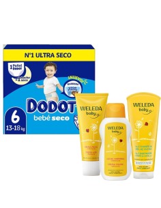 Pack Dodot Talla 6 (96uds) + Cuidado Weleda - Nappy.es
