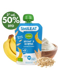 Pouch Yogur y Avena 100gr eco | Smileat - Nappy.es