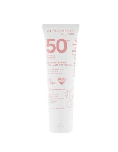 Protector Solar Bebé SPF 50+ Alphanova 50 g – Protección natural y ecológica