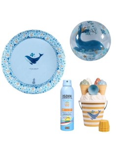 Pack Verano Little Dutch + Protector Solar ISDIN SPF50 + Piscina + Pelota + Cubo Helados