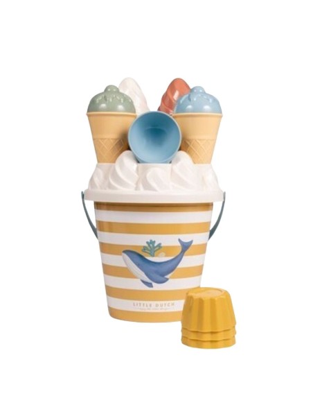 Pack Verano Little Dutch + Protector Solar ISDIN SPF50 + Piscina + Pelota + Cubo Helados