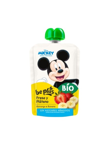 Pack 6 pouch BIO Disney Be Plus 100g frutas ecológicas para bebé surtido