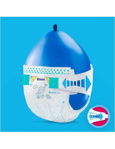Paquete dodot talla 6+ 48uds bebé-seco ( 14 - 19 Kg ) Dodot