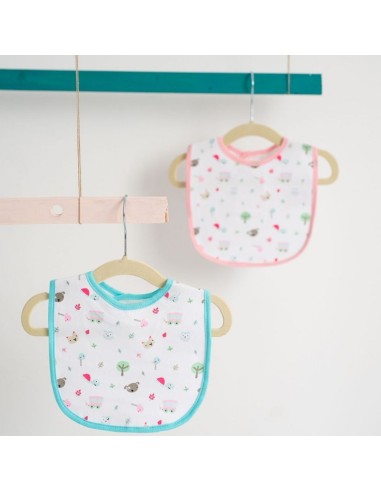Set 5 Baberos para Bebé Olmitos – Baberos Absorbentes Reutilizables