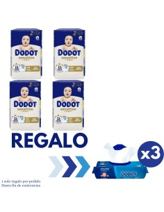 Dodot Sensitive Talla 2 (696 uds) - Pack 4 Cajas | Nappy