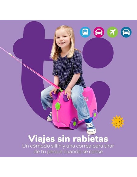 maleta trunki Trinxie Rosa barata en Nappy.es tienda online bebes