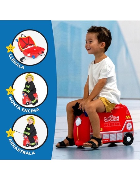 Maleta Infantil Frank Bombero Trunki Ride-On 18L