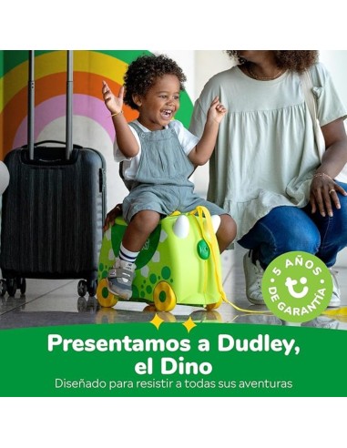 Maleta Infantil Dudley Dinosaurio Trunki Ride-On 18L
